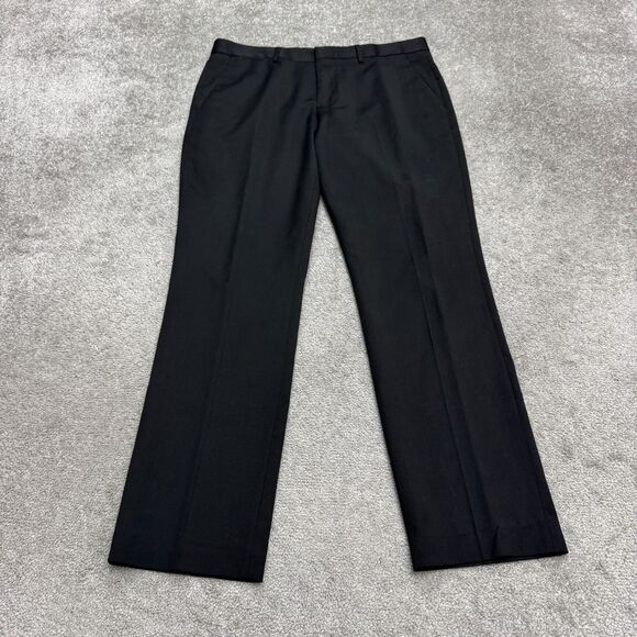 Express Other - Express Photographer Wool Blend Dress Pants Men 32x32 Black Straight Leg Stretch
